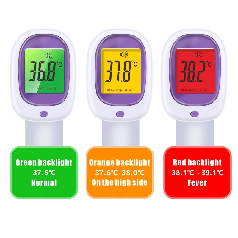 Non Contact Forehead Thermometer With Fever Alarm