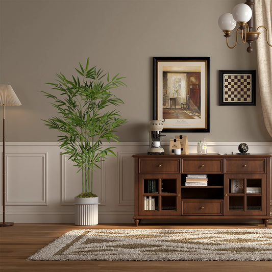 Olitree Artificial Bamboo Tree With Realistic Trunks and Lifelike Leaves