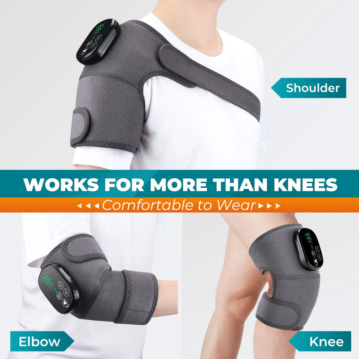 Hailicare Red Light Heating Knee Shoulder Massage Support