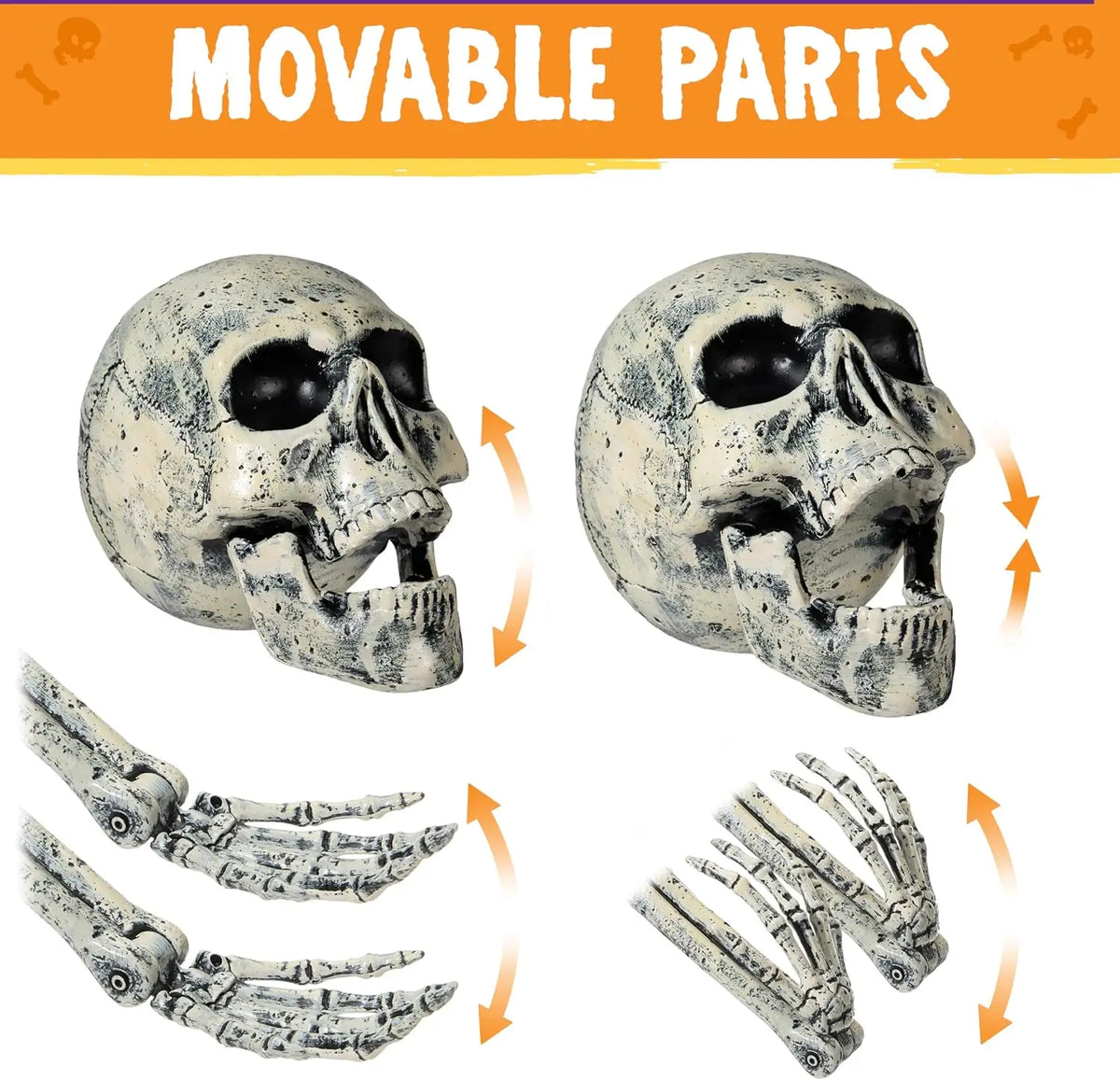 Halloween Skeleton Yard Stakes and Outdoor Decorations