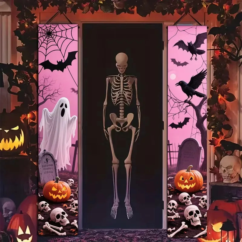 Halloween Ghost Festival Couplets for Outdoor Party Decorations