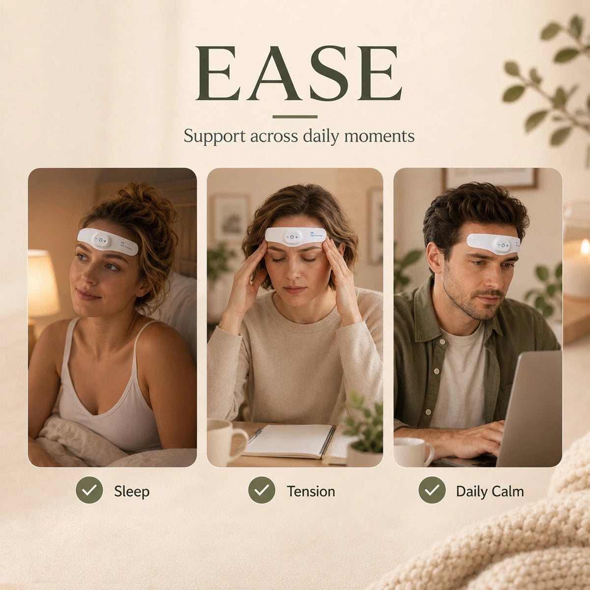 Jitesy Portable Rechargeable Ems Sleep Aid Device For Stress Relief