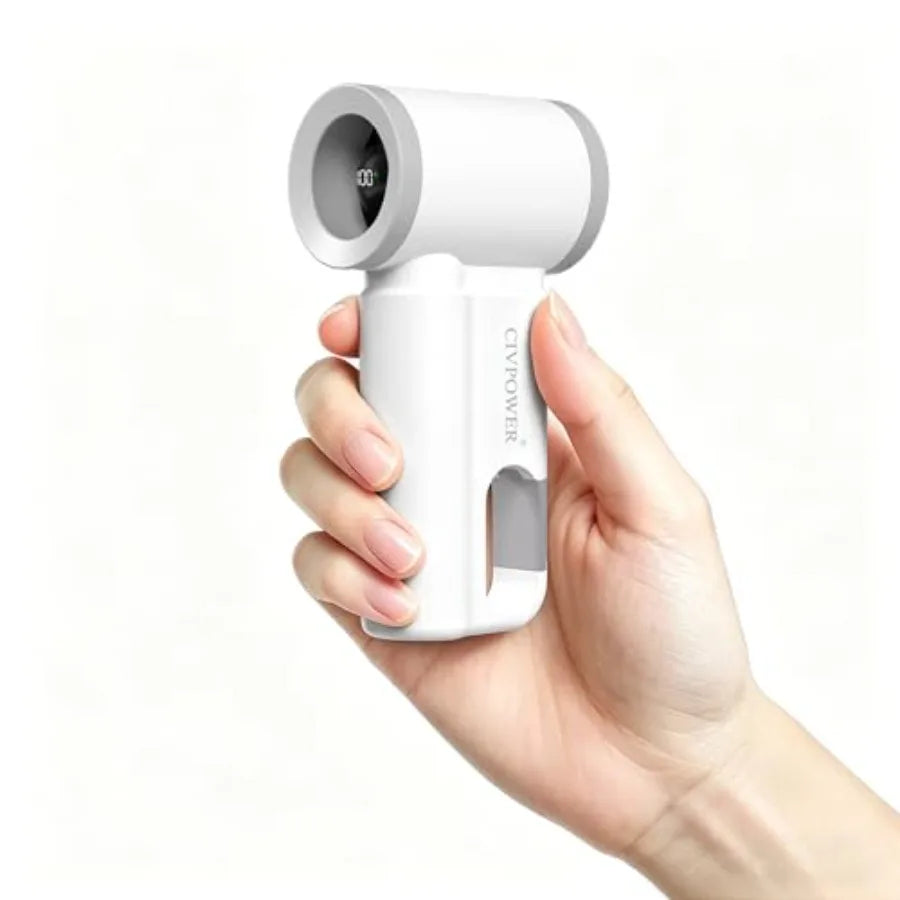 Portable USB Rechargeable Fan With Speed Control And Digital Display