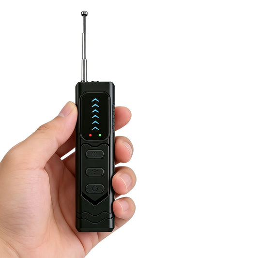 Newly upgraded radio wave scanning detector with ergonomic handheld design. Full-band high-sensitivity wireless signal detection. Anti-spying and anti-eavesdropping inspection device. Essential for safeguarding personal priva