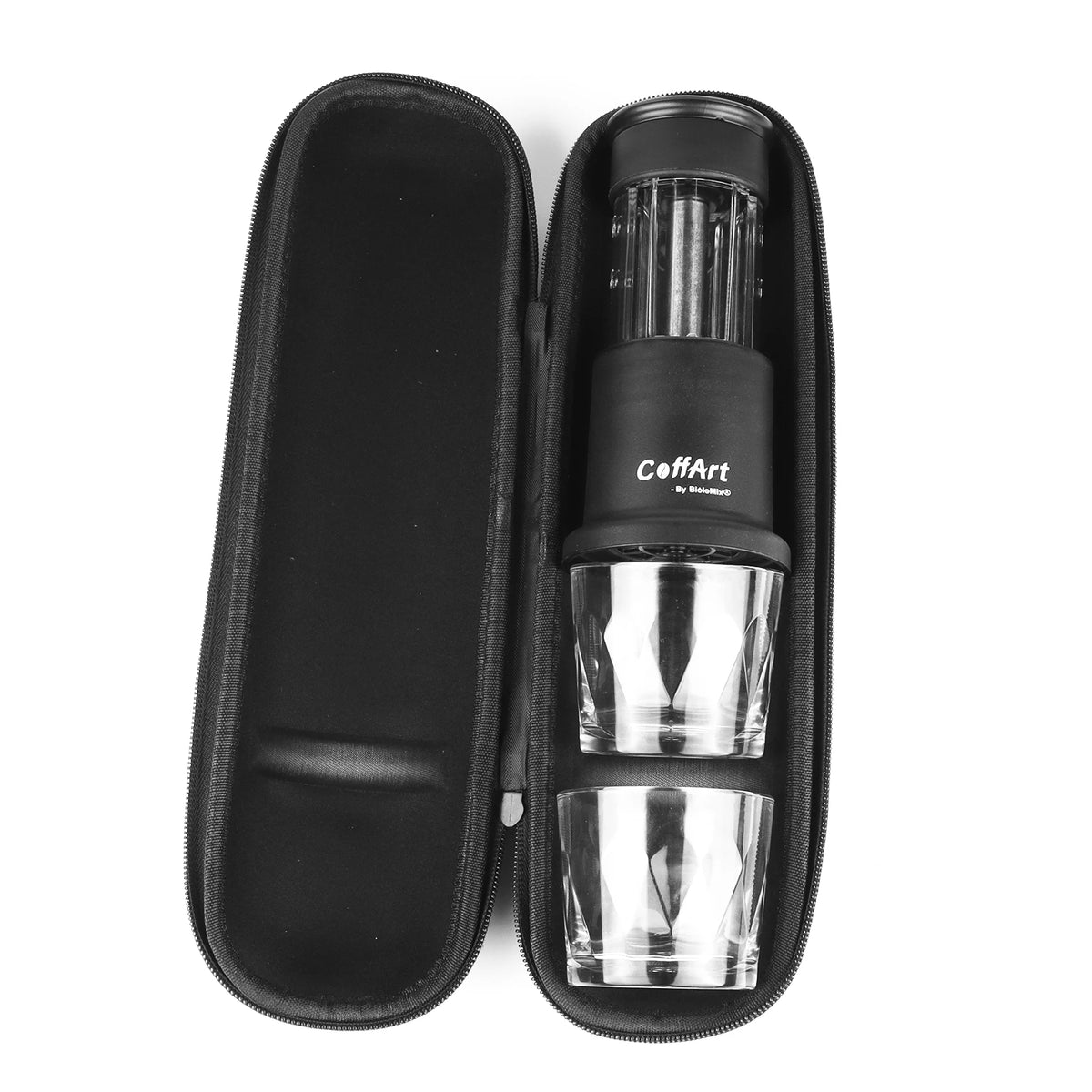 BioloMix Manual Espresso Coffee Maker For Ground Or Capsule Portable Travel