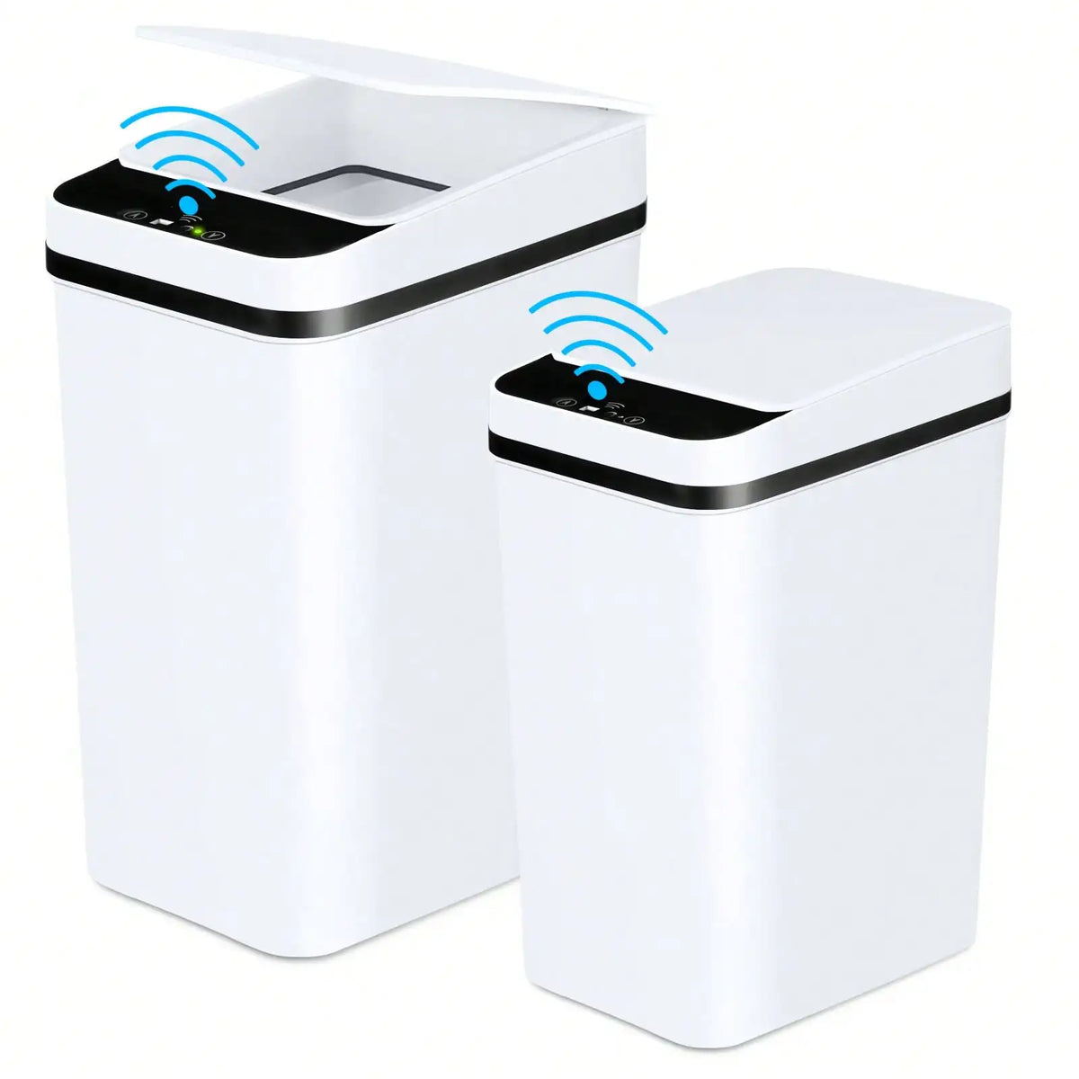 Automatic Touchless Motion Sensor Smart Garbage Trash Bin Set