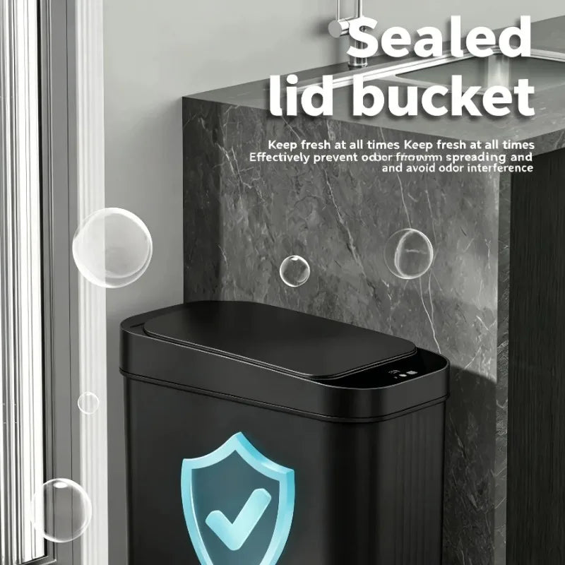 Touch Free Automatic Motion Sensor Smart Waste Bin for Home