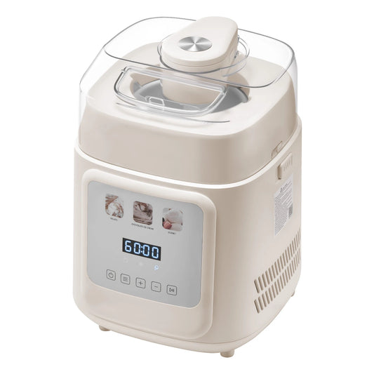 SucceBuy Automatic Compressor Ice Cream Maker for Gelato and Yogurt