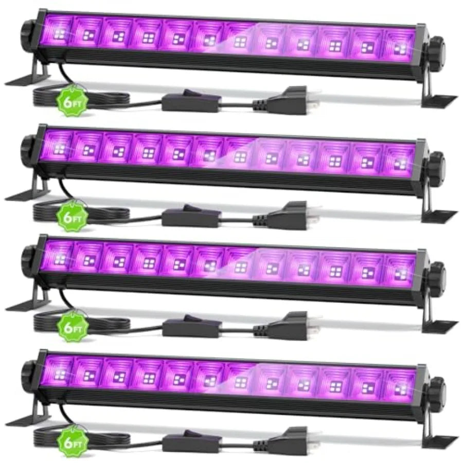 LED Black Light Bar for Glow in the Dark Parties