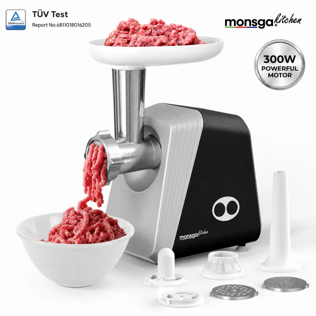 Easy Family Meal Prep Electric Meat Grinder With Sausage Maker
