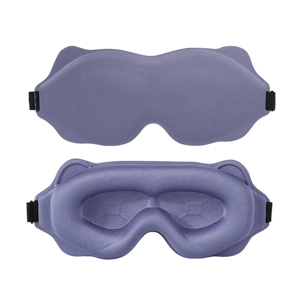 3D Light Blocking Sleep Mask With Soft Padded Eye Cover