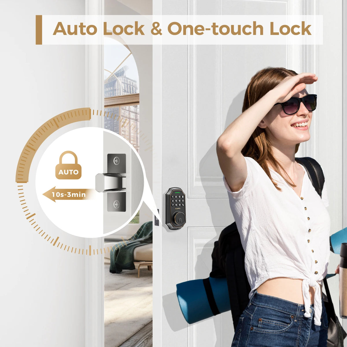 Effortless Home Access With a WiFi Deadbolt and Keypad Entry