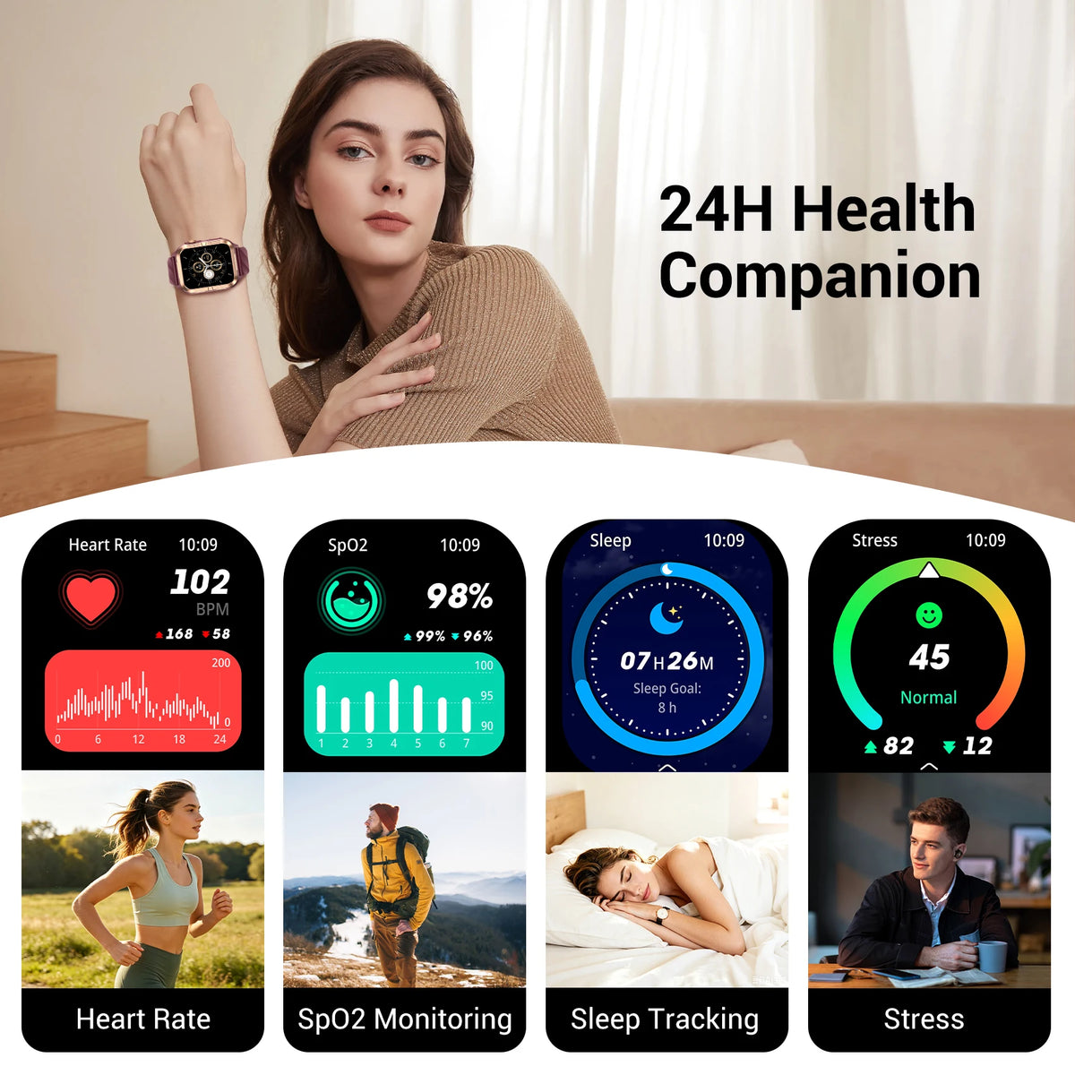 Blackview GPS Smart Watch for Men and Women