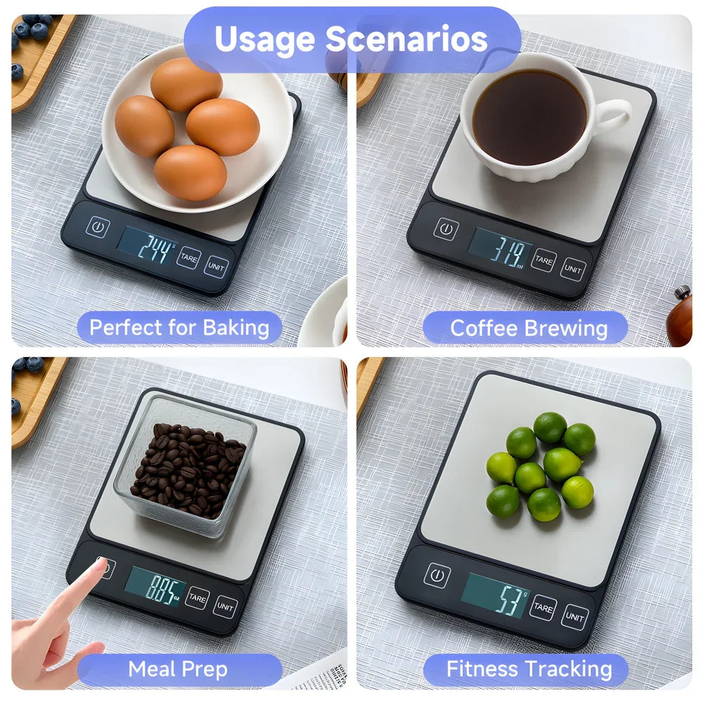 Digital Kitchen Scale Display For Baking Weight Measurement