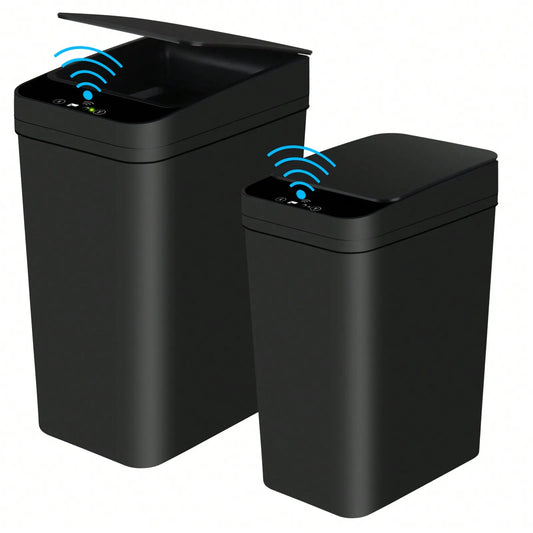 Automatic Touchless Motion Sensor Smart Garbage Trash Bin Set