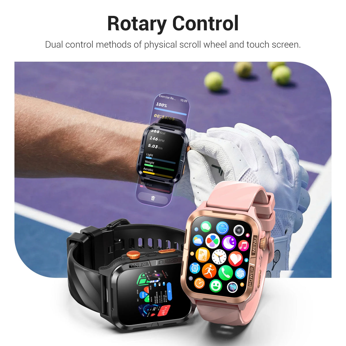 Blackview GPS Smart Watch for Men and Women