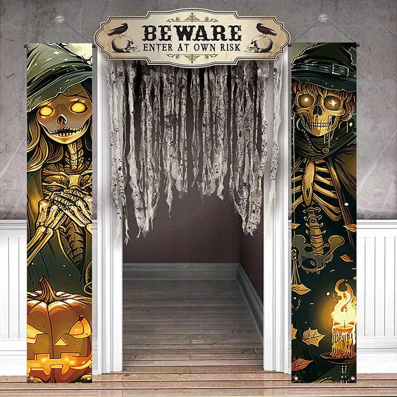 Halloween Ghost Festival Couplets for Outdoor Party Decorations