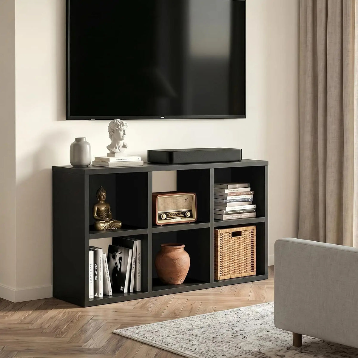 Modular Cube Storage Organizer Shelf For Home Office