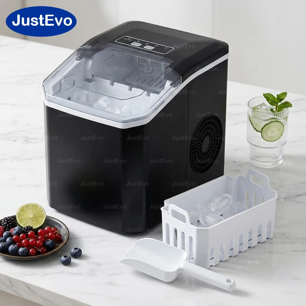 Portable Countertop Ice Maker With Auto Clean And Fast Ice