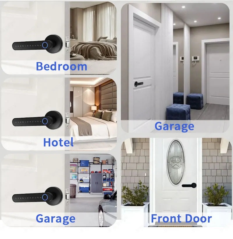 DSKDFTY Smart Fingerprint Door Lock With Keypad