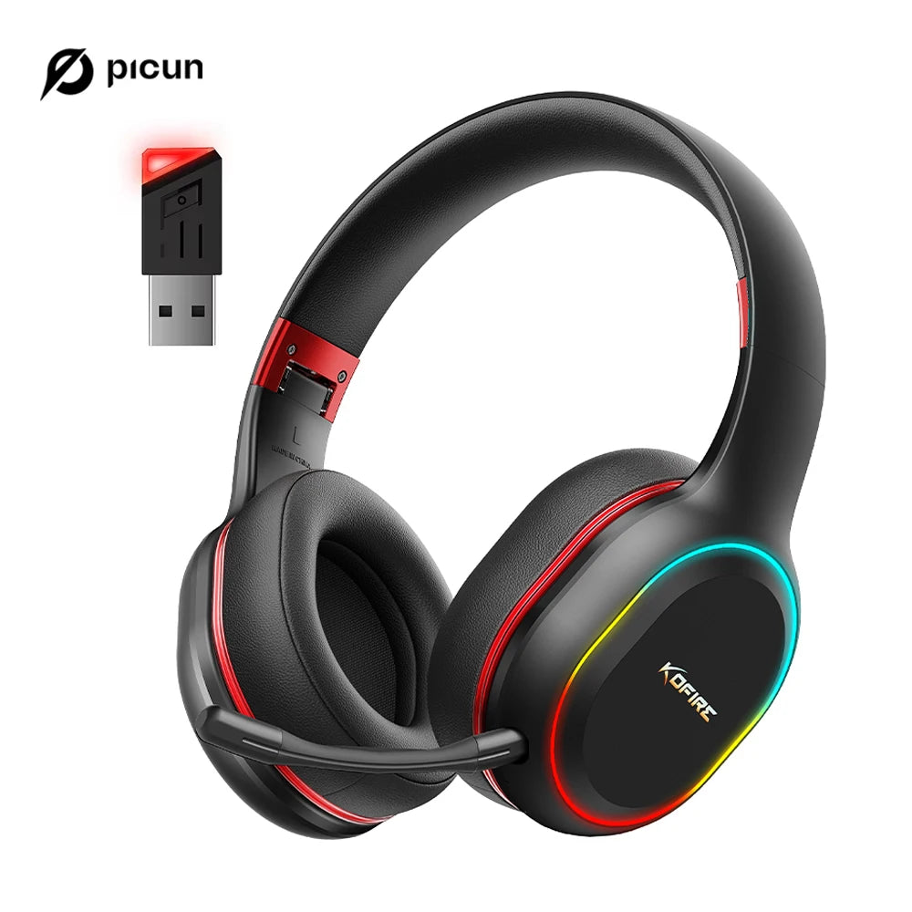 Picun Wireless Gaming Headset With Microphone For Multiple Devices