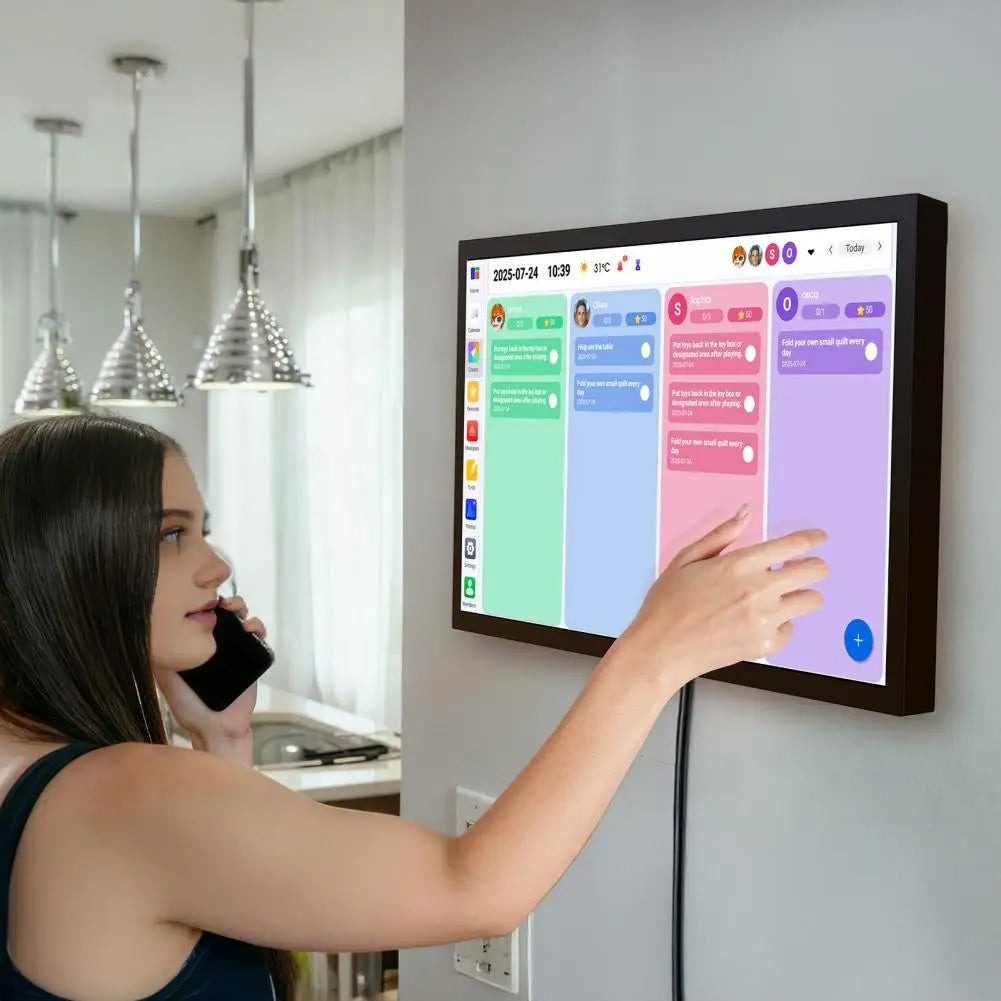 Smart Digital Family Calendar and Chore Planner