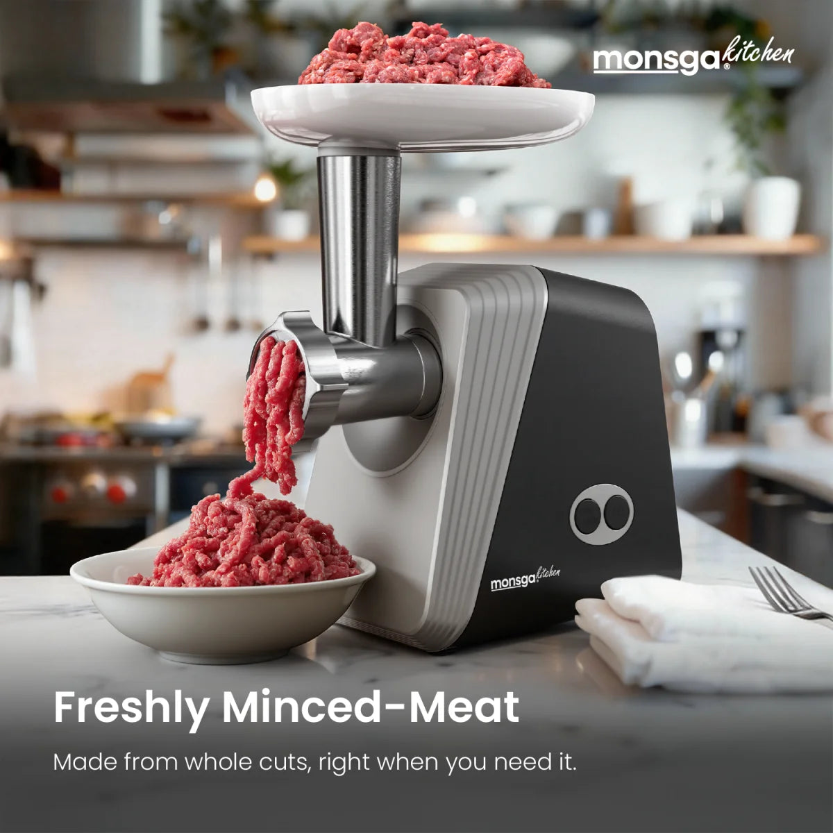Easy Family Meal Prep Electric Meat Grinder With Sausage Maker