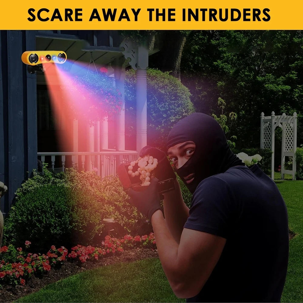Outdoor Waterproof Solar Motion Alarm Detector
