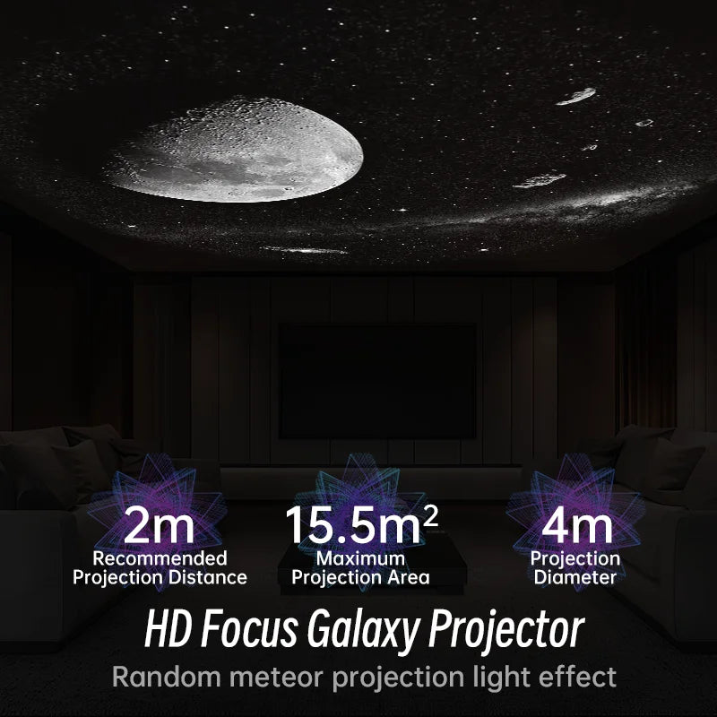 Galaxy Projector Starry Sky Night Light for Home Decor