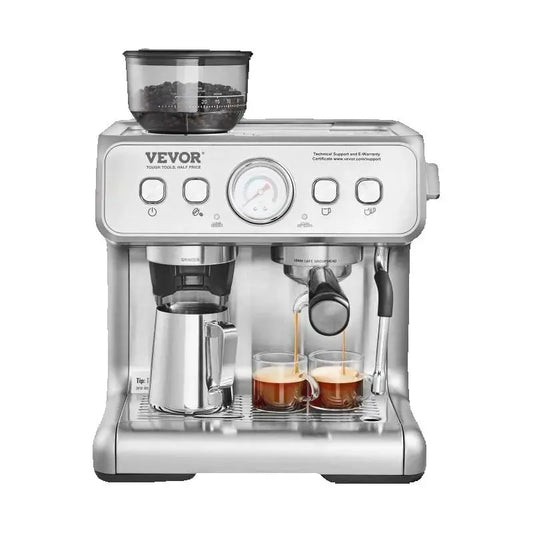 VEVOR 15 Bar Semi Automatic Espresso Machine With Grinder