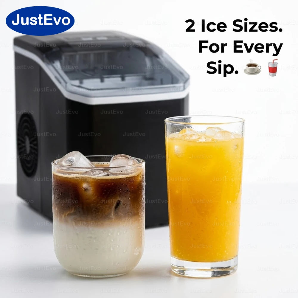 Portable Countertop Ice Maker With Auto Clean And Fast Ice