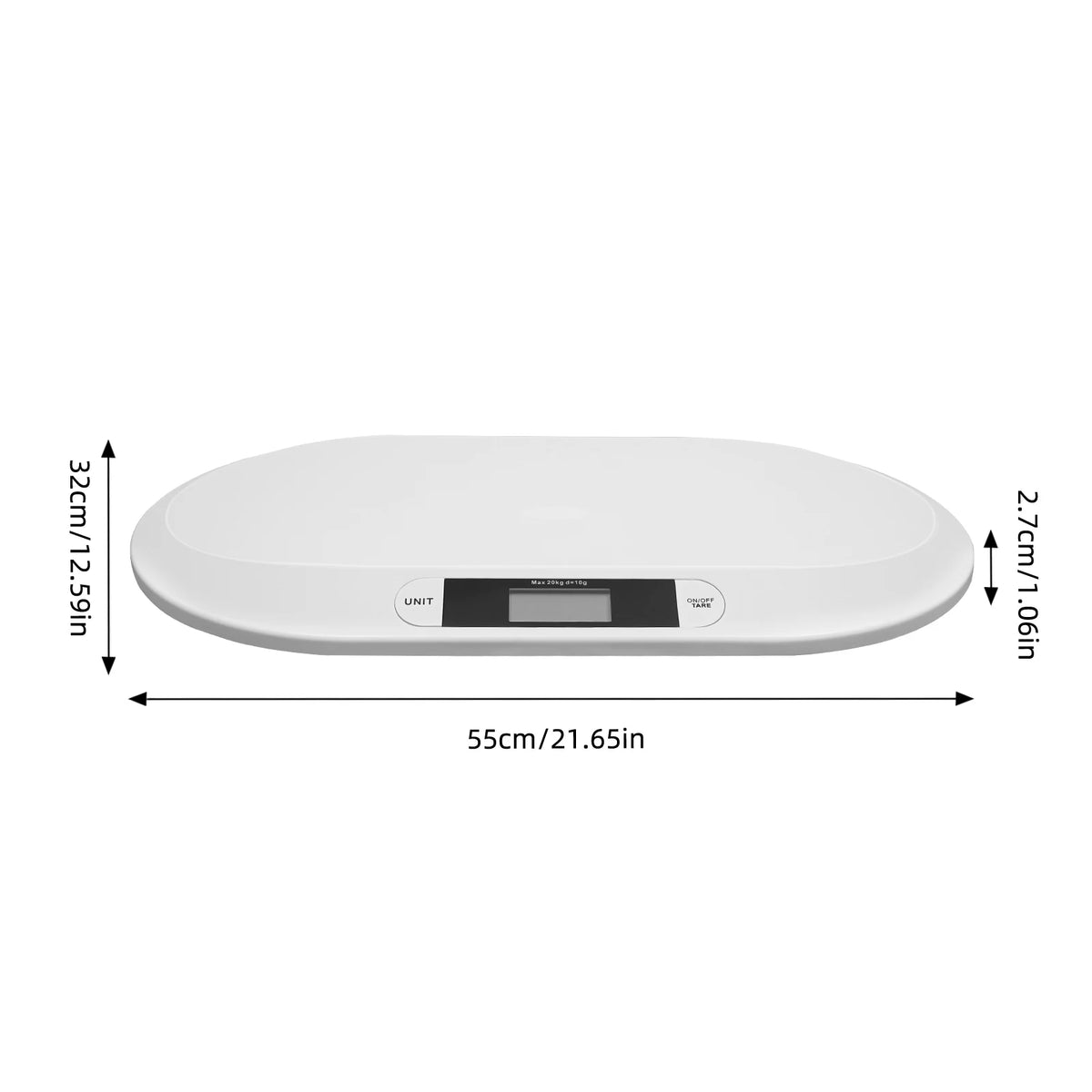Sturdy Plastic Baby And Pet Weighing Scale