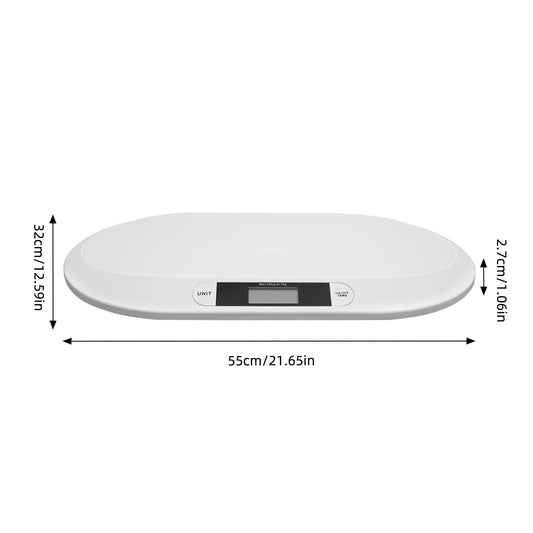 Sturdy Plastic Baby And Pet Weighing Scale