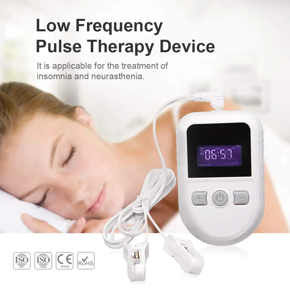 Microcurrent Sleep Aid Device For Relaxation And Restful Sleep