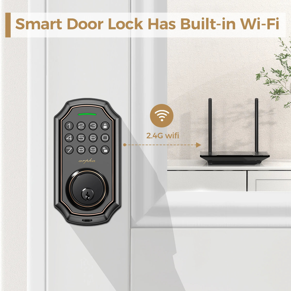 Effortless Home Access With a WiFi Deadbolt and Keypad Entry