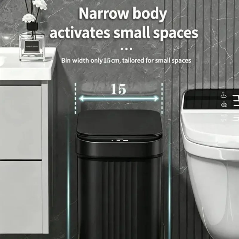 Touch Free Automatic Motion Sensor Smart Waste Bin for Home