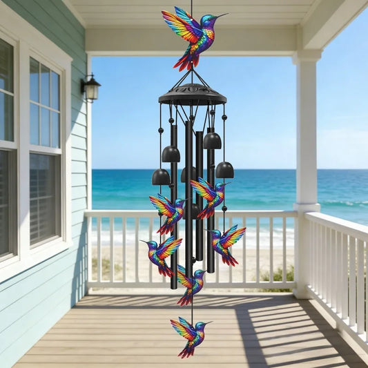 Hummingbird Wind Chimes With Melodious Aluminum Bells