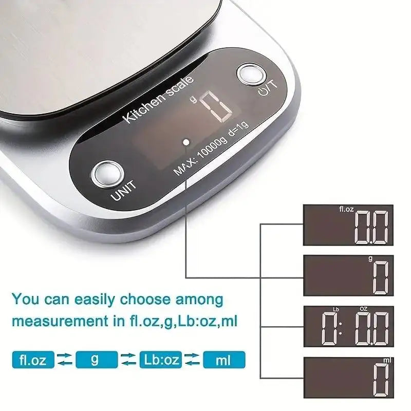 For Baking Coffee And Jewelry Digital Kitchen Scale With Backlit LCD