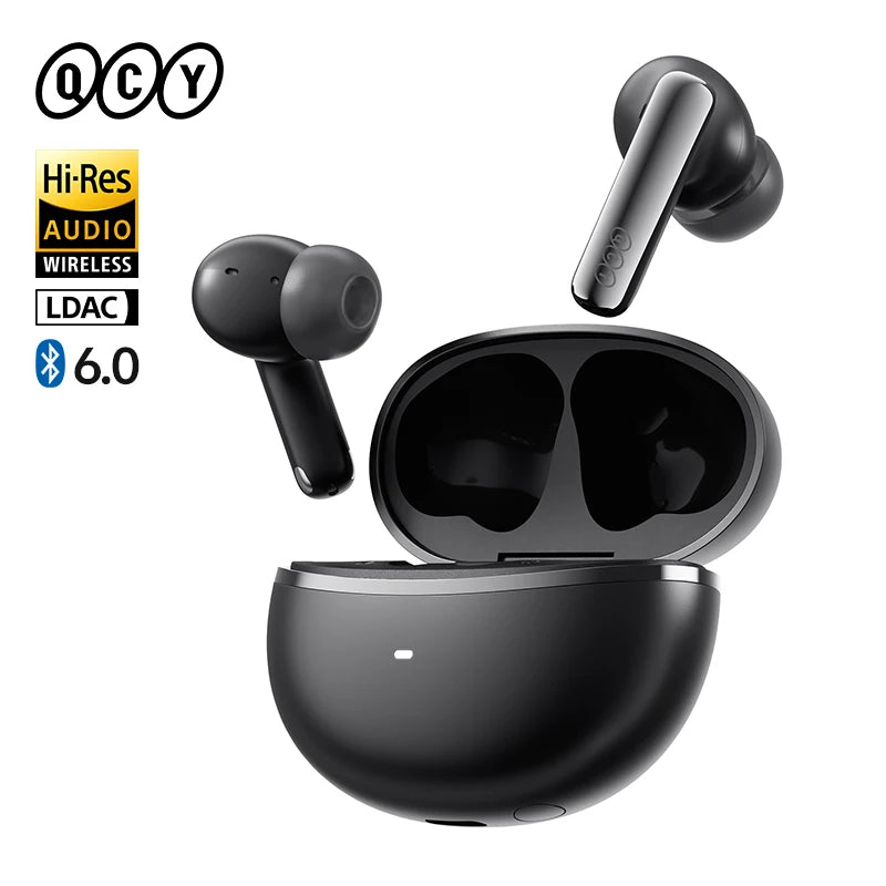 QCY MeloBuds N70 Wireless Earbuds With Adaptive Hybrid Noise Cancellation