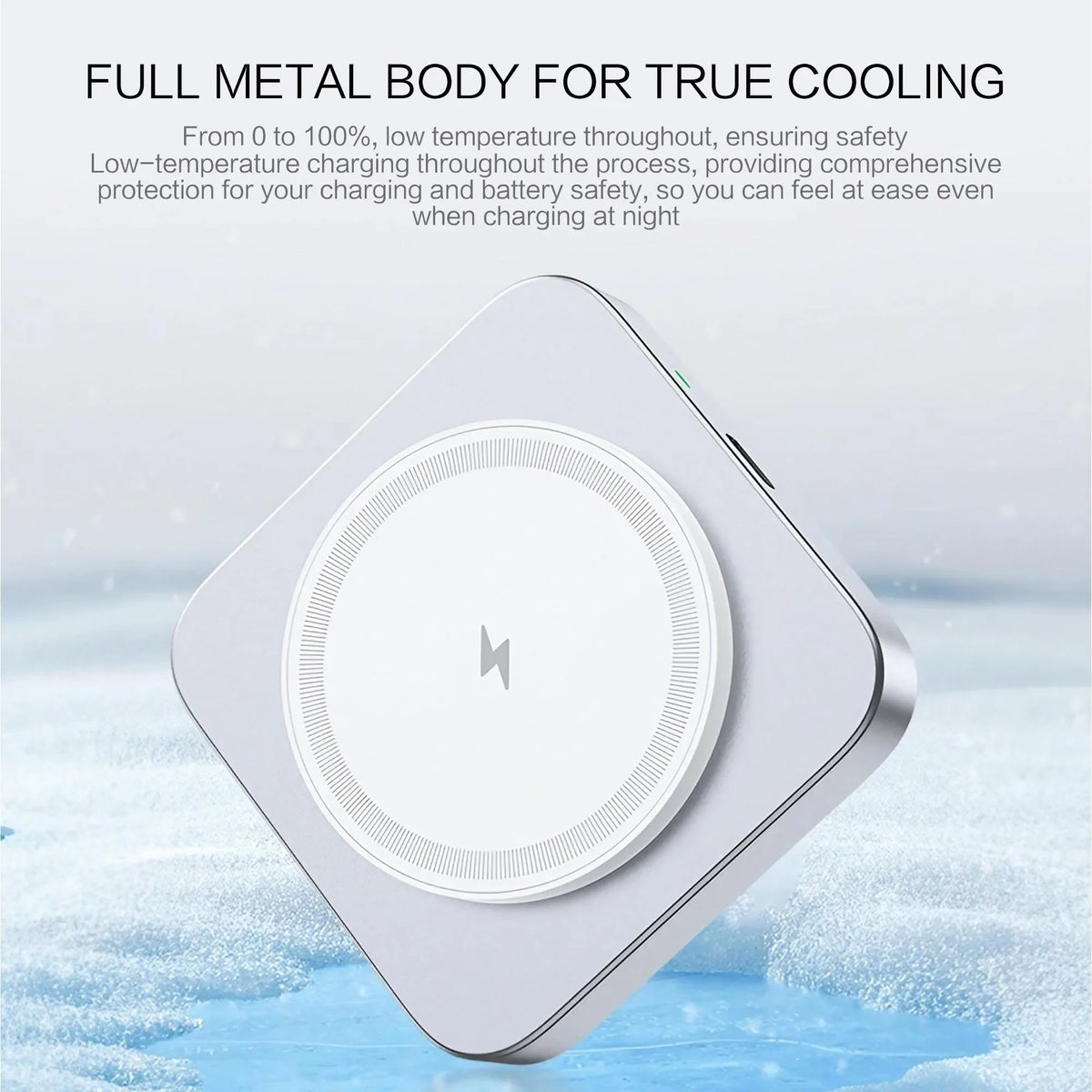 STONEGO Foldable Magnetic Wireless Charger and Phone Stand