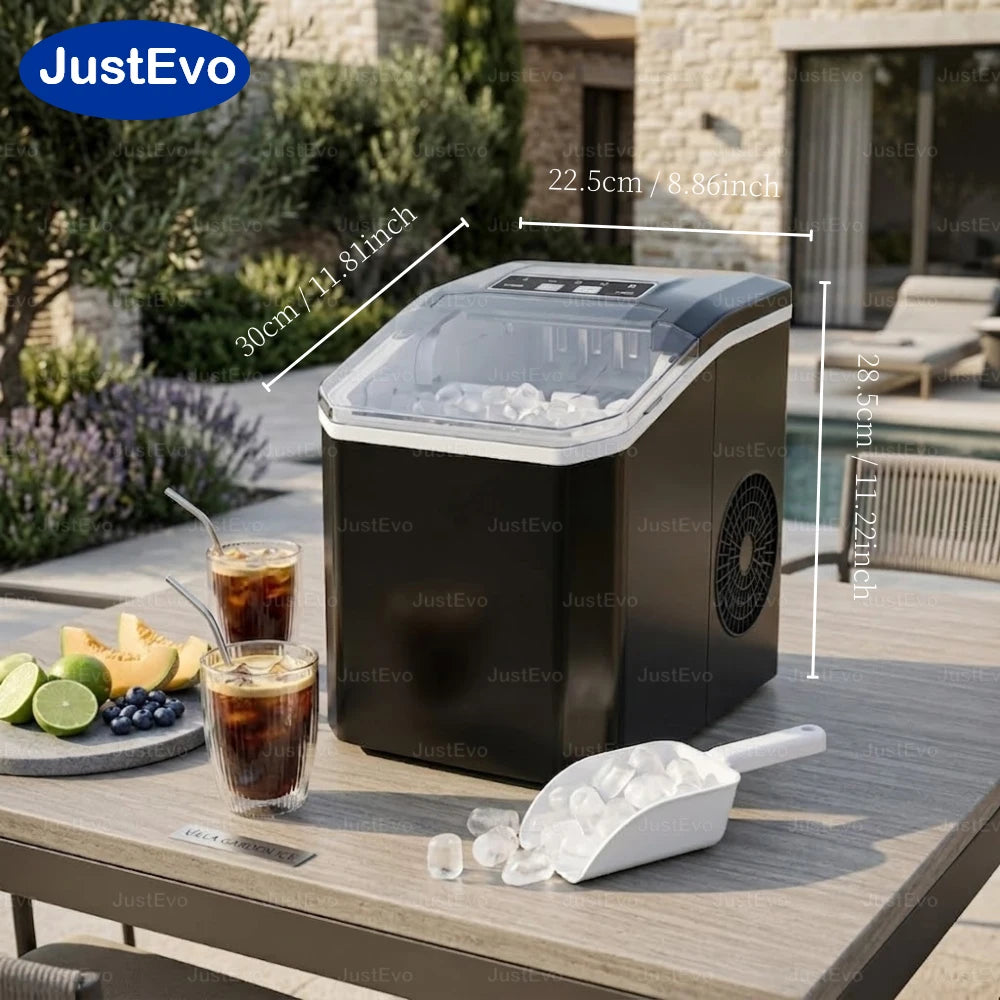 Portable Countertop Ice Maker With Auto Clean And Fast Ice
