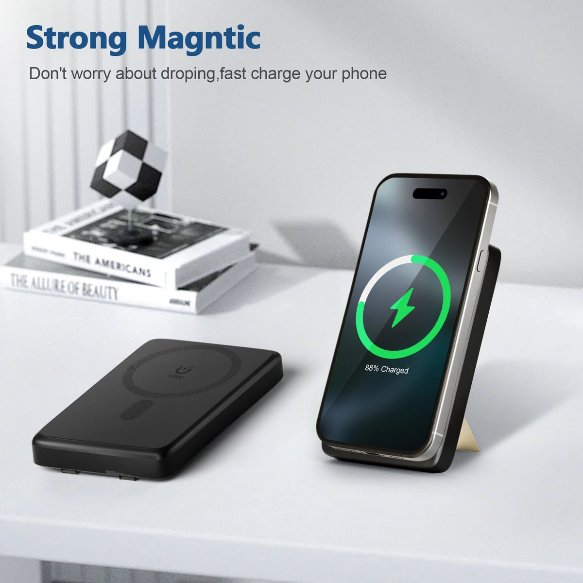 Magnetic Wireless Charging Station for Phones and Earbuds</|im_end|>